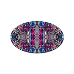 Abstract Blend Repeats Sticker Oval (10 Pack)