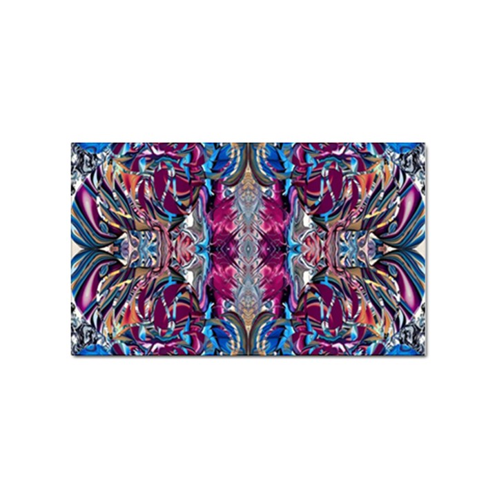 Abstract Blend Repeats Sticker (Rectangular)