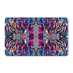 Abstract Blend Repeats Magnet (rectangular) by kaleidomarblingart