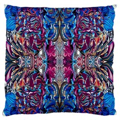 Abstract Blend Repeats Large Premium Plush Fleece Cushion Case (two Sides) by kaleidomarblingart