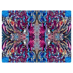 Abstract Blend Repeats Premium Plush Fleece Blanket (extra Small)