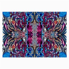 Abstract Blend Repeats Large Glasses Cloth (2 Sides) by kaleidomarblingart