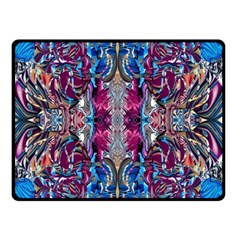 Abstract Blend Repeats Fleece Blanket (small) by kaleidomarblingart