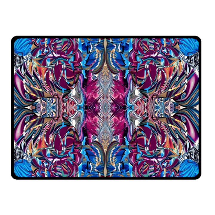 Abstract Blend Repeats Fleece Blanket (Small)