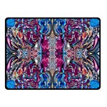 Abstract Blend Repeats Fleece Blanket (Small) 45 x34  Blanket Back