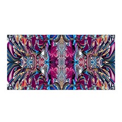 Abstract Blend Repeats Satin Wrap 35  X 70  by kaleidomarblingart