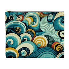 Waves Cosmetic Bag (xl) by fructosebat