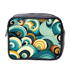 Waves Mini Toiletries Bag (two Sides) by fructosebat