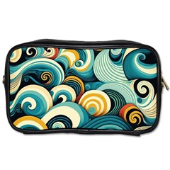 Waves Toiletries Bag (one Side) by fructosebat