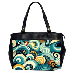 Waves Oversize Office Handbag (2 Sides) by fructosebat