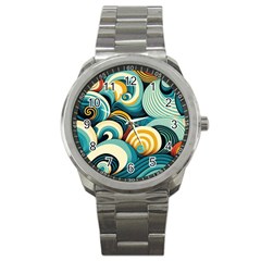 Waves Sport Metal Watch by fructosebat