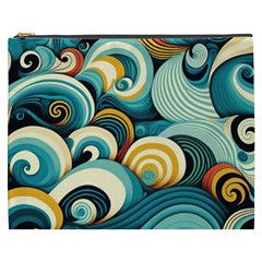 Waves Cosmetic Bag (xxxl) by fructosebat