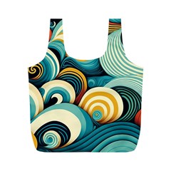 Waves Full Print Recycle Bag (m) by fructosebat