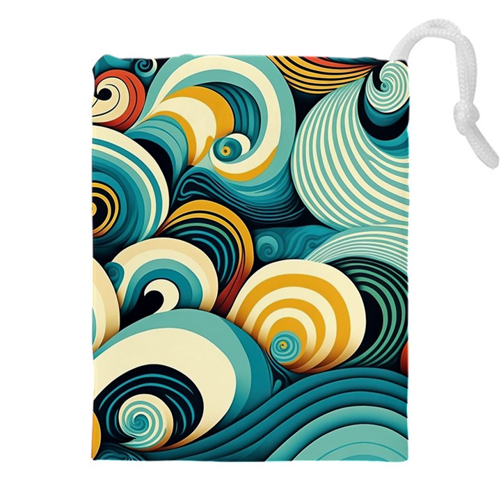 Waves Drawstring Pouch (5XL)