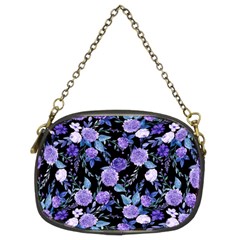 Dark Floral Chain Purse (two Sides) by fructosebat