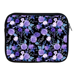 Dark Floral Apple Ipad 2/3/4 Zipper Cases by fructosebat