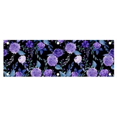 Dark Floral Banner And Sign 6  X 2  by fructosebat