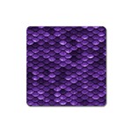 Purple Scales! Square Magnet Front