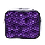 Purple Scales! Mini Toiletries Bag (One Side) Front