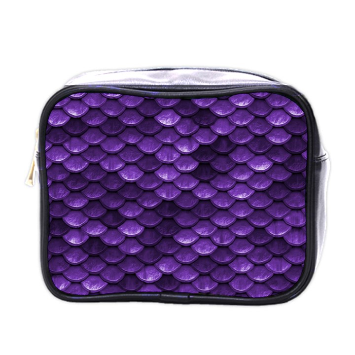 Purple Scales! Mini Toiletries Bag (One Side)