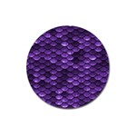 Purple Scales! Magnet 3  (Round) Front