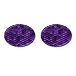 Purple Scales! Cufflinks (Oval) Front(Pair)