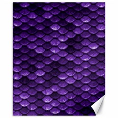 Purple Scales! Canvas 11  X 14  by fructosebat