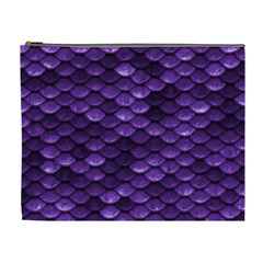 Purple Scales! Cosmetic Bag (xl) by fructosebat