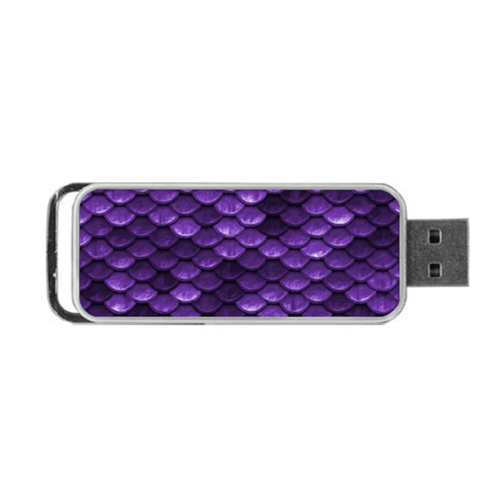 Purple Scales! Portable USB Flash (One Side)