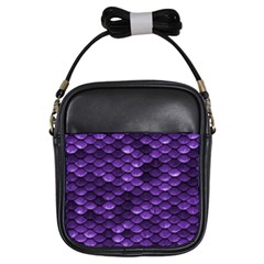 Purple Scales! Girls Sling Bag by fructosebat