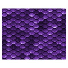 Purple Scales! Premium Plush Fleece Blanket (medium) by fructosebat