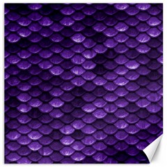 Purple Scales! Canvas 12  X 12  by fructosebat