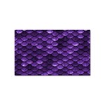 Purple Scales! Sticker Rectangular (100 pack) Front