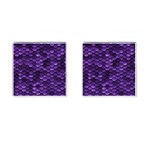 Purple Scales! Cufflinks (Square) Front(Pair)