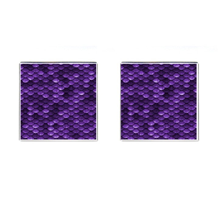 Purple Scales! Cufflinks (Square)