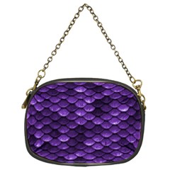 Purple Scales! Chain Purse (two Sides) by fructosebat