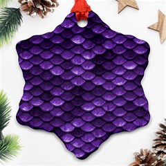 Purple Scales! Snowflake Ornament (two Sides) by fructosebat