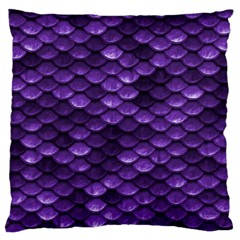 Purple Scales! Large Cushion Case (two Sides) by fructosebat