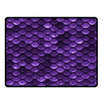 Purple Scales! Fleece Blanket (Small) 45 x34  Blanket Front