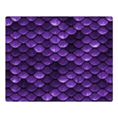 Purple Scales! Premium Plush Fleece Blanket (large) by fructosebat