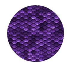 Purple Scales! Mini Round Pill Box (pack Of 3) by fructosebat