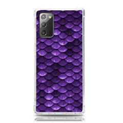 Purple Scales! Samsung Galaxy Note 20 Tpu Uv Case