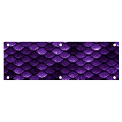 Purple Scales! Banner And Sign 6  X 2  by fructosebat