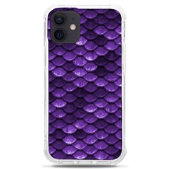 Purple Scales! Iphone 12 Mini Tpu Uv Print Case	 by fructosebat