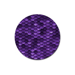 Purple Scales! Magnet 3  (round) by fructosebat