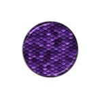 Purple Scales! Hat Clip Ball Marker Front