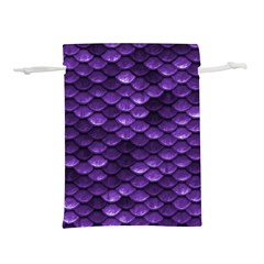 Purple Scales! Lightweight Drawstring Pouch (s) by fructosebat