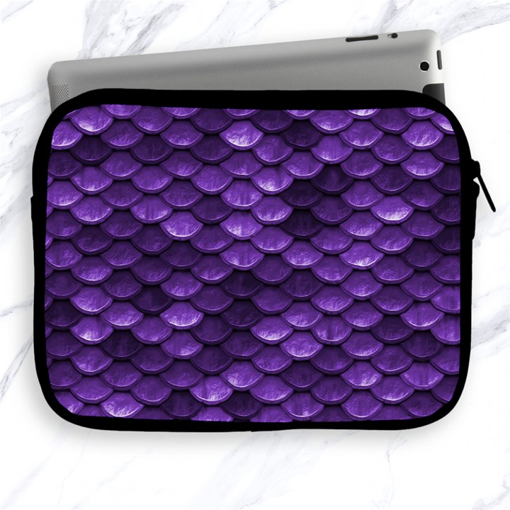 Purple Scales! Apple iPad 2/3/4 Zipper Cases