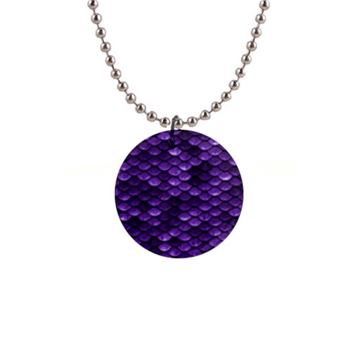 Purple Scales! 1  Button Necklace