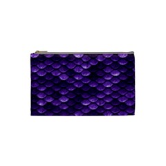 Purple Scales! Cosmetic Bag (small) by fructosebat